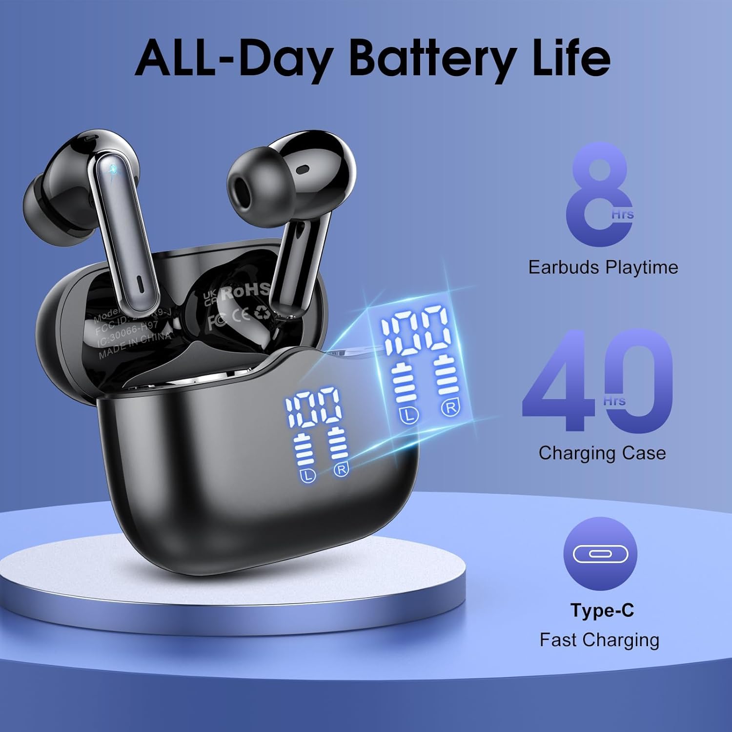 Auriculares Inalámbricos Bluetooth - Imagen 4